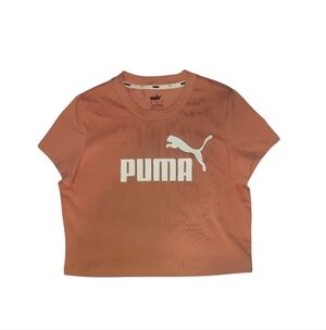 PUMA Cropped No. 1 Logo Tee